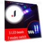 5-LED Vibration Sensor Valve Lights — Bike Valve Protectors, OmniShop