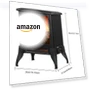 Thumbnail Electric Fireplace Stove Heater — Electric Heating Solutions, Winado