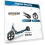 Thumbnail Foldable Scooter with Disc Brake & Dual Shock Absorbers — Push Scooters, MEE GOO