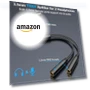 Thumbnail TRRS Splitter for 2 Headphones — Adapters, IIISOGNO