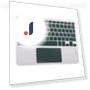 Ultra-Thin Silent Portable Wireless Keyboard with Touchpad — Keyboards, Zeblaze