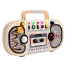 Wooden Sensory Toy with Voice Recorder, Music, and LED Lights — Infant & Early Childhood Playthings, Perseverance
