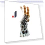3D-printed manipulator, mechanical hand with movable finger joints — 3D Printing Solutions, Modemax