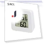 5 PCS Sensor Humidity Meter LCD Indoor Hygrometer Temperature Digital Thermohygrometer — Home Climate Control, Fulai