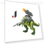 Remote Control Robot Tyrannosaurus Rex — Interactive Figures & Robots, mianduijifengba