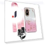 Flower Pattern TPU Gradient Phone Cover with Lanyards — Phone Accessories, Smartwatch 2025