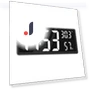 LED Digital Display Wall Clock — Clocks, Fashionable bags