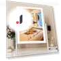 Lighted Makeup Actress Tabletop Mirror — Compact & Travel, Boasorte Lounge