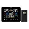 Touchscreen Weather Station Wall Clock — Weather Monitoring Clocks, Elegant Living House