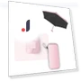 Folding Smartphone UV Protection Parasol — Folding, Japan Select