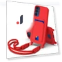Liquid Silicone Case with Card Holder and Short Strap — Phone Accessories, Smartwatch 2025