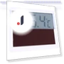 Solar Powered Aquarium Thermometer with LED Display — Thermometers, Health & Beauty PRODUCT