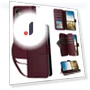 9 Card Slots Zipper Pocket PU Leather Phone Cover with Wrist Strap — Phone Accessories, Smartwatch 2025