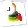 Sensory Textured Stone Toys Set — Blocks, Three Body