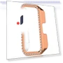 Smart Watch Case with Single Row of Holes — Smartwatch Protective Gear, MY-CASE