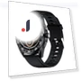 Smart Watch with Bluetooth and Heart Rate Monitor — Smartwatches, Tiktop2