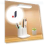 Adjustable LED Desk Lamp with Touch Control — Study & Desk Lighting, DC-HOME Textile
