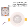 Recessed Stair Lighting Downlight with Motion Sensor — Recessed Lighting, Worypoer