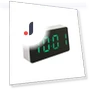 LED Mirror Alarm Clock — Alarms & Clocks, inne