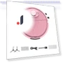 Mini Vacuum Cleaner Robot — Smart Cleaning Robots, Live City Fashion Home Decor