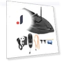 Smart Remote Control Boat with Bait and LED Lighting — Aquatic Vehicles, Electronics Parts