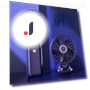 Mini Portable Fan with Smart LED Digital Display — Portable Cooling Solutions, TianJinGeErLiShangMaoYouXianGongSi