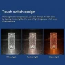 Rechargeable Portable Touch Crystal Rose Bedside Lamp — Desk & Table Lighting, Zhou Yajin