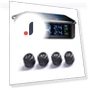 Solar Smart Car Digital Tire Pressure Monitoring System — TPMS Sensor Replacements, Cars Auto Home