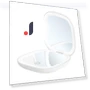 Travel Makeup Mirror — Compact & Travel, nihaoya