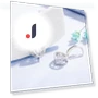 Blue Smart Heart-shaped Earrings — Smart Jewelry, Sace Gems