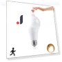 Mini E27 LED Motion Sensor Light Bulb — LED, Build My Home