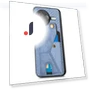 Leather Back Cover with K-shaped Stand — Phone Accessories, Smartwatch 2025