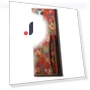 Leather+PC+TPU Case with Flower Print, Card Holder, Stand — Phone Accessories, Smartwatch 2025