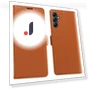 Leather Phone Wallet Cover with Side Magnetic Clasp — Flip Cases, Smartwatch 2025