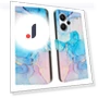 Marble Pattern PU Leather Wallet Case with Wrist Strap — Basic Cases, Smartwatch 2025