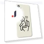 Stickman Toilet Pattern Printing Straight Edge TPU Phone Back Cover — Back Covers, Smartwatch 2025