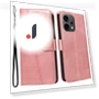 T-shaped Lines Leather Phone Case with Stand — Phone Accessories, Smartwatch 2025