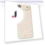 Air Case Pink Small Flowers Pattern Printing Straight Edge TPU Phone Back Cover Beige — Basic Cases, Smartwatch 2025