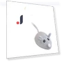 Electric Mouse Toy with Feather — Cat Playthings, P andora