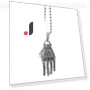 Mechanical Bionic Hand Pendant with Movable Finger Joints Chain — Chain, Worldly Boutique