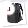 Smart Multi Layer Unisex Backpack — Casual Daypacks, Leather bag