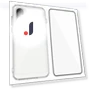 Transparent TPU Case with Tempered Glass Screen Protector — Screen Protectors, WANLONFENG