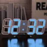 3D Electronic Alarm Clock with Temperature Display — Clocks, TOP MALL-004