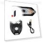 Rechargeable Waterproof Ultra Bright LED Bike Rear Lamp — Bike Headlights, VIARON