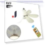 Ceiling Fan with Remote Control and Lighting — Ceiling Fan Lighting Solutions, Homedepot