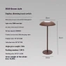USB Rechargeable Desk Lamp with Touch Brightness Adjustment — Desk & Table Lighting, Vinde Home