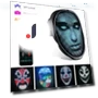 Bluetooth LED Halloween Mask — Masks, GYROBALL