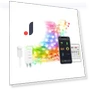 Smart LED Christmas Fairy Lights — String Lights, Rainbow Rain