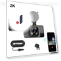HD 2K 4K 3-inch IPS Car Dash Cam — Dashboard Cameras, JOHO - CarGear