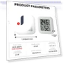 Smart Bluetooth Temperature and Humidity Sensor — Home Climate Control, Super Dream Home